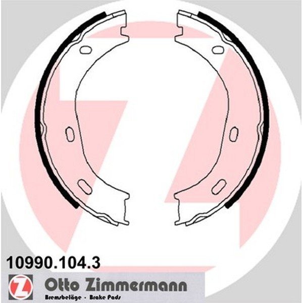 Zimmermann BRAKE SHOE SET 10990.104.3